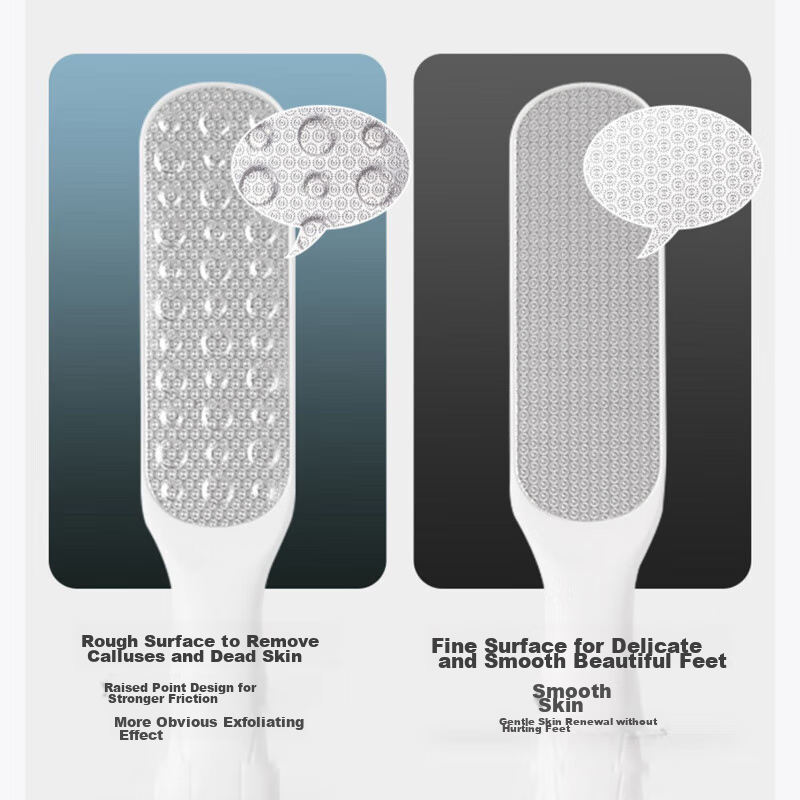 Baoshi Foot File 2-Piece Set, Foot Scrubber, Foot Stone, Foot Scraper, Dead Skin...