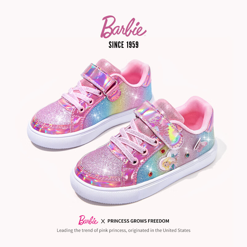Babi Children's Shoes, Girls' Spring And Autumn Princess-Style Low-Top Sneakers,...