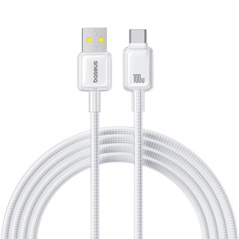 Baseus Type-C Data Cable, 6A Super Fast Charging 100W/88W/66W/40W, Compatible wi...
