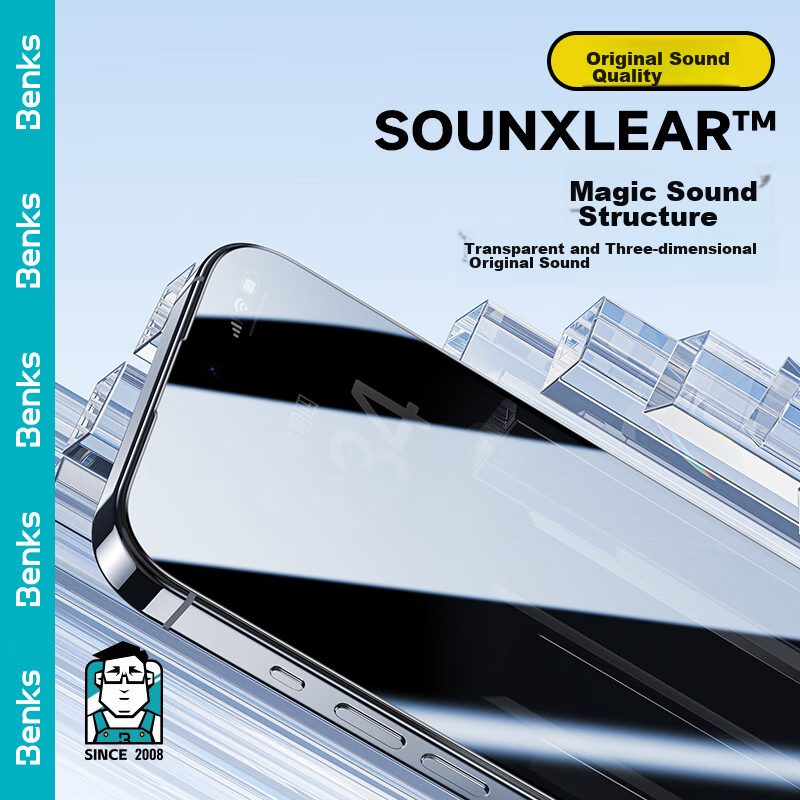 Benks Privacy Tempered Glass Screen Protector for iPhone 16 Pro Max