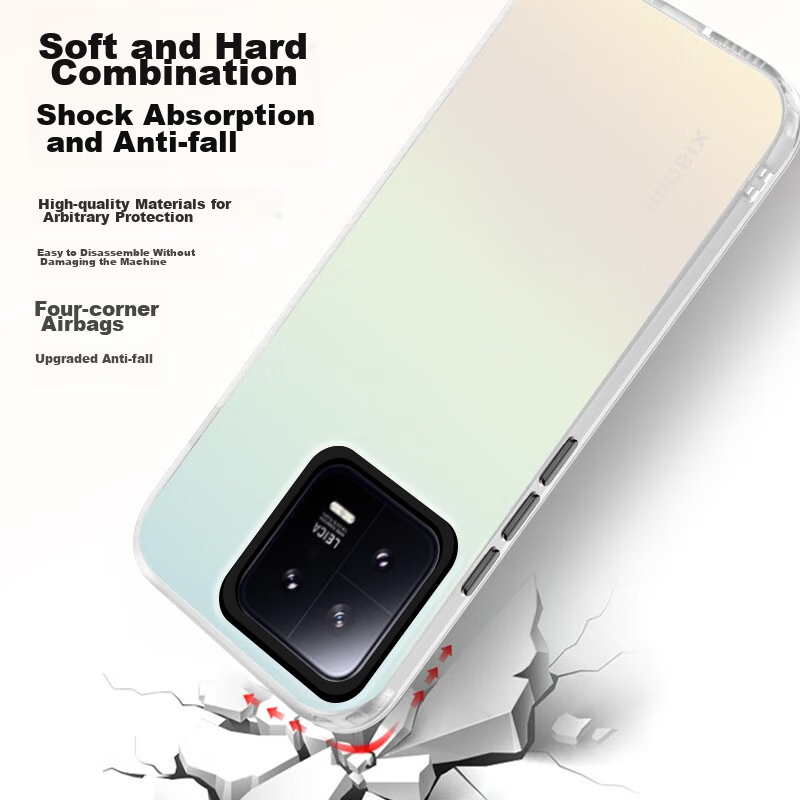 Baozou Suitable for Xiaomi 13 Phone Case, Xiaomi 13 Protective Cover, Silicone S...