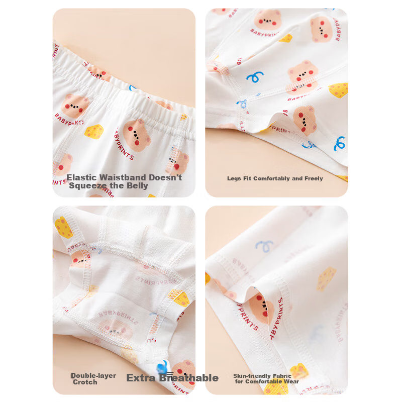 Babyprints Boys' Briefs 3-Pack Kids Underwear Boys' Boxer Briefs Little Boys' Fo...