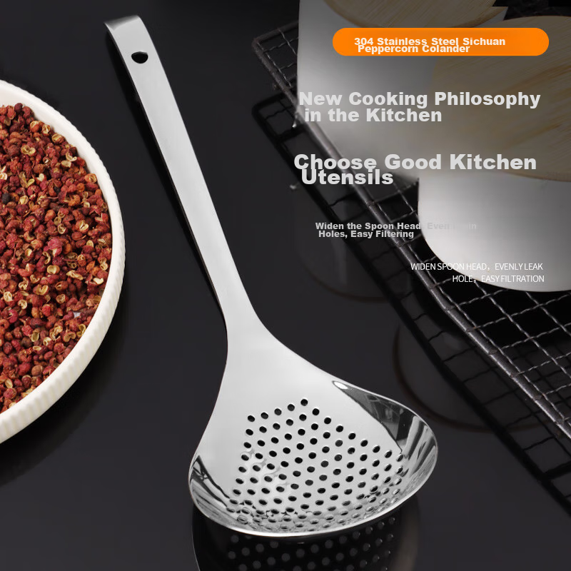 Baijie Strainer, 304 Stainless Steel, Sichuan Pepper Scoop, Filter Mesh, Skimmer...
