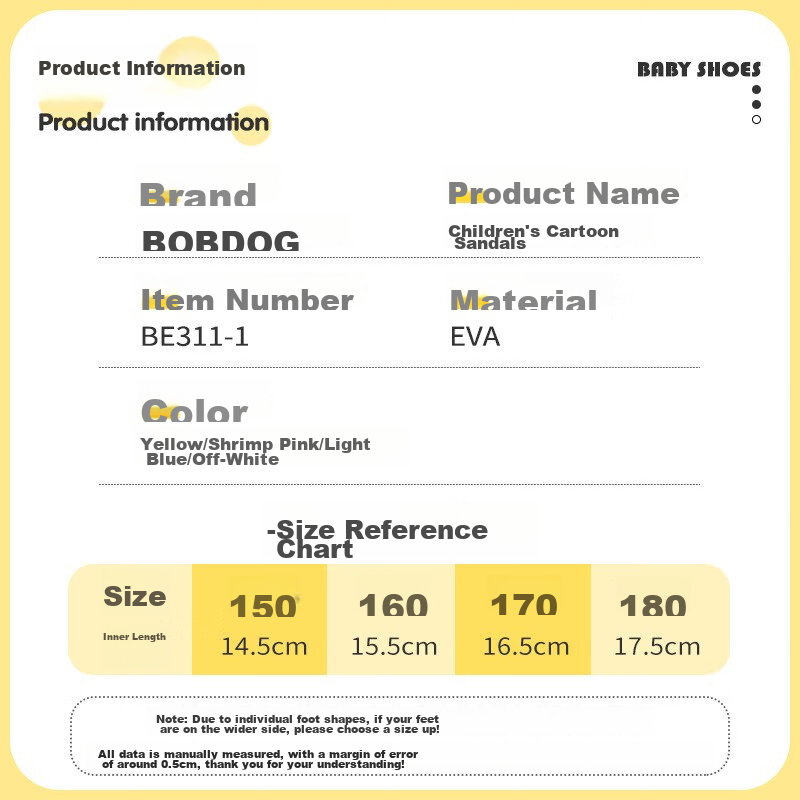 Babbudou Children's Slippers, Boys And Girls Crocs, Beach Shoes, Baby Sandals, T...