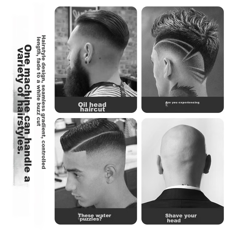 AUX Hair Clipper, Electric Trimmer for Adults, Hair Carving Electric Shaver, Hai...