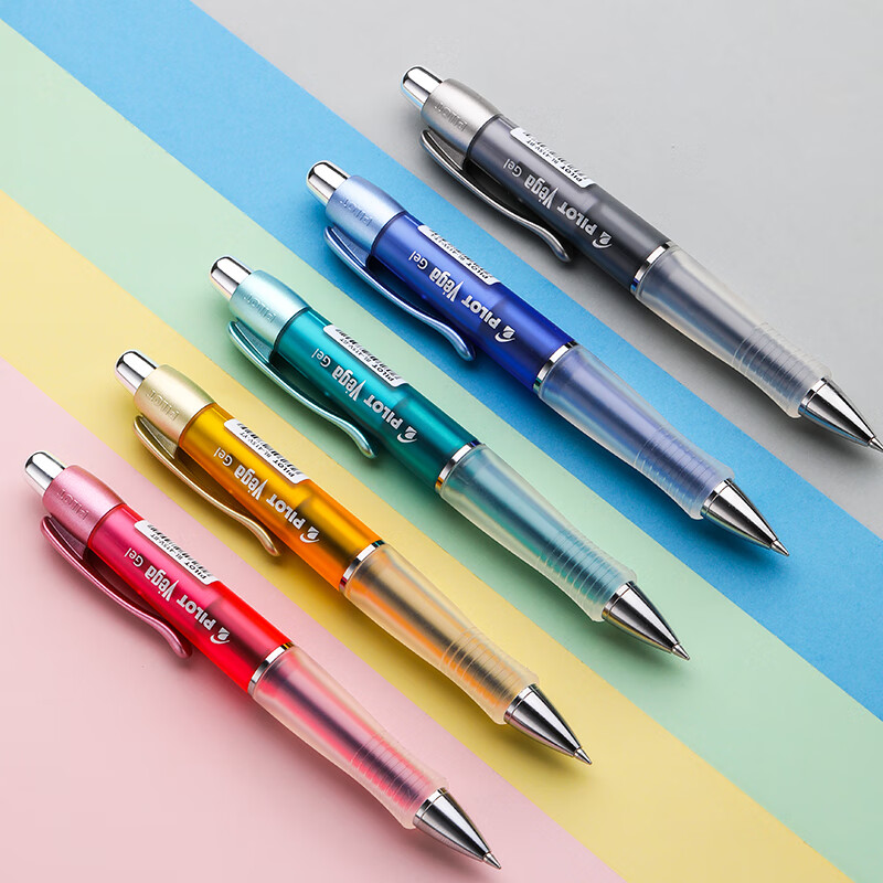 PILOT 415V Retractable Gel Pen, Soft Grip, for Students' Exams, Vega Anti-Fatigu...