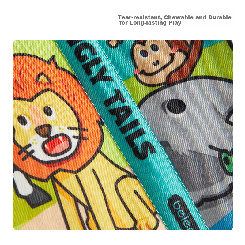 Beinshi Tail Cloth Book, Baby Toy for 0-1 Year Old, Tear-Resistant, Chewable, Ea...