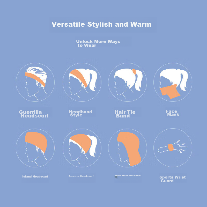 Pelliot Outdoor Magic Headscarf, Multifunctional Face Mask, Neck Guard, Face Cov...