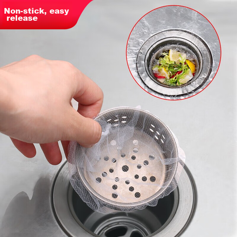 Baijie Kitchen Sink Strainer, Disposable Drain Filter, Sink And Dishwashing Basi...