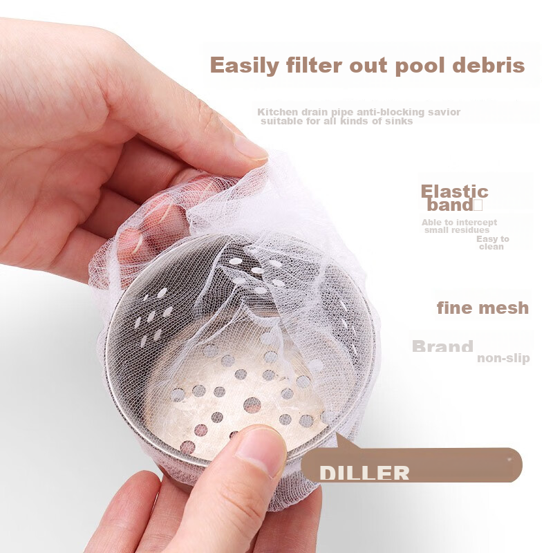 Baijie Kitchen Sink Strainer, Disposable Drain Filter, Sink And Dishwashing Basi...