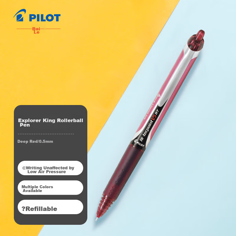 PILOT BXRT-V5 Retractable Gel Pen, Tuo Wang Rollerball Pen, Multi-Color Gel Ink...