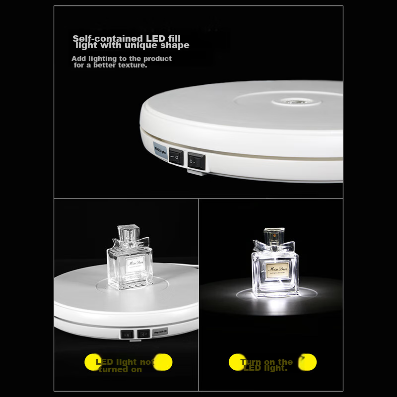 Beiyang Photography Electric Turntable, Automatic Rotation for Still Life Shooti...
