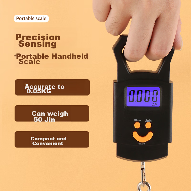 Baijie Portable Electronic Scale, Handheld Kitchen Scale, Commercial Spring Elec...