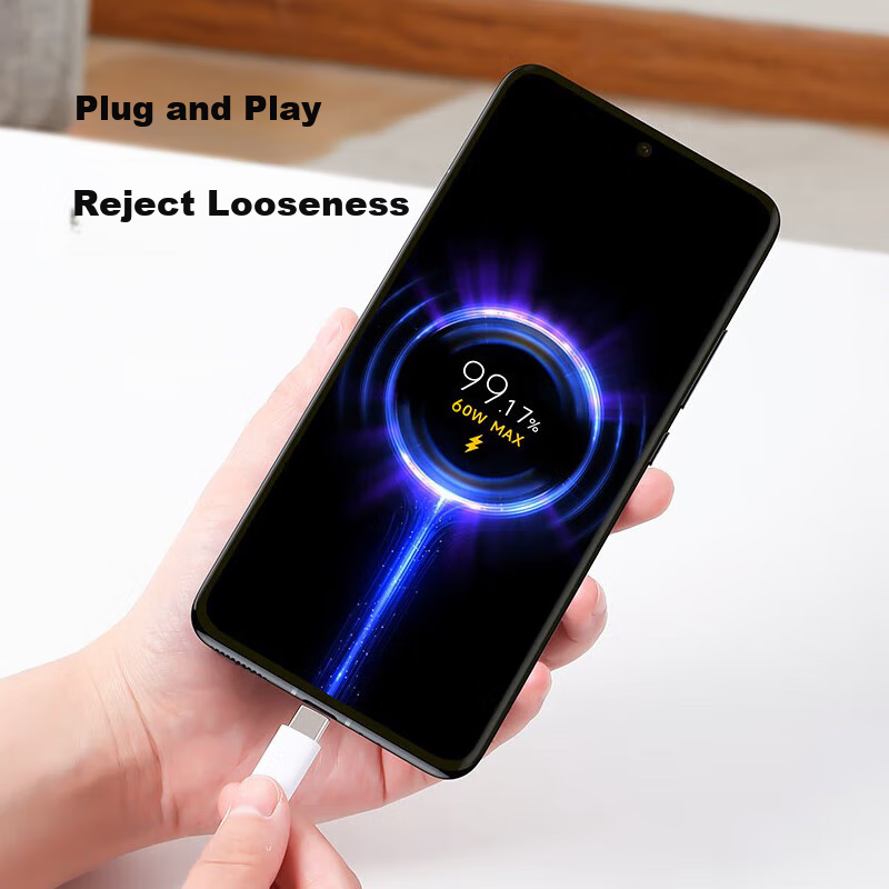 Biaze Dual-Head Type-C Power Bank Hard Drive Enclosure Short Cable, 0.3 Meters,...