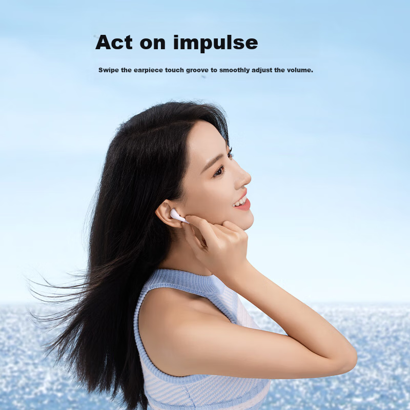 Baseus W04 Upgraded 2025 Version, True Wireless Bluetooth Earphones, Semi-In Cal...