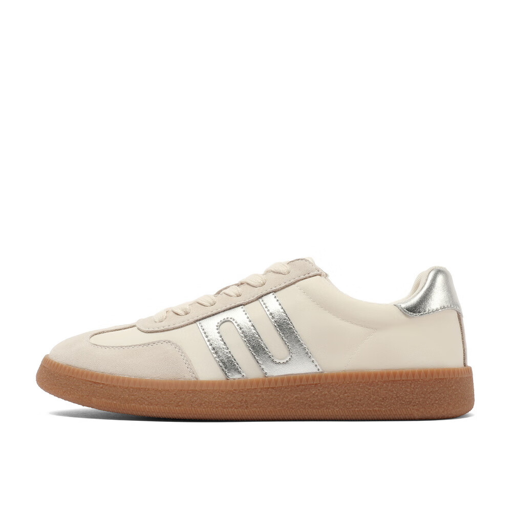 Belle Women's Vintage Retro Running Shoes Z7J1DCM3 Beige/Silver (Second Batch) S...