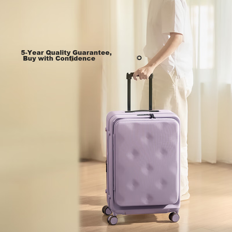 Bulaimei Large Capacity Side-Opening Suitcase for Women And Men, Business Trolle...