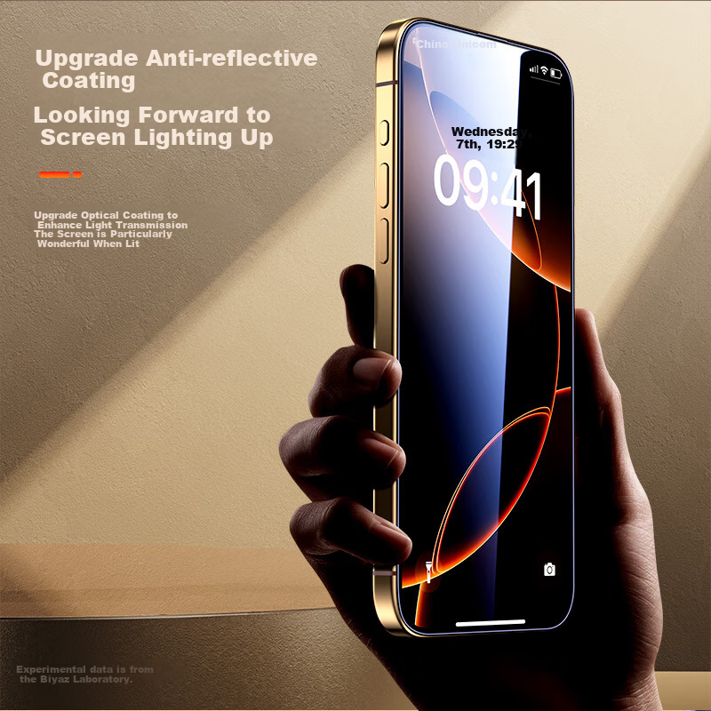 BIAZE Corning Dust-free Warehouse Apple 16ProMax Tempered Glass Film iPhone 16Pr...