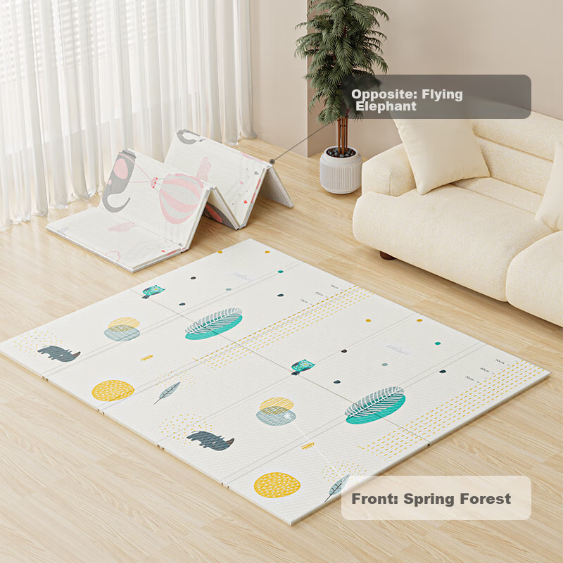 Babybox Crawling Mat XPE, Baby Play Mat, Double-Sided Foldable Floor Mat, PX16A1...