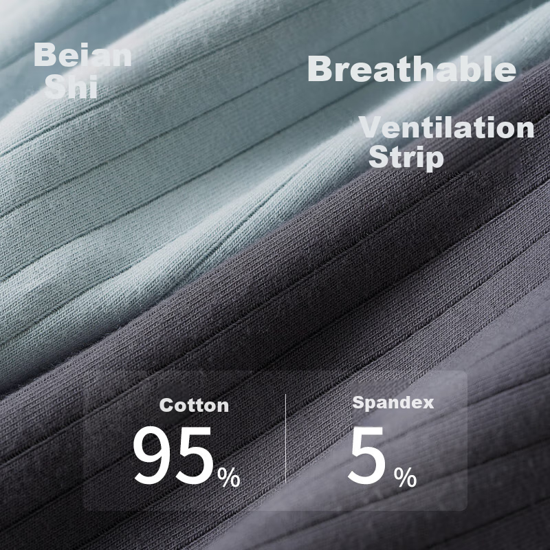 Briars Men's Disposable Boxer Briefs [160g Extra Thick Lycra Cotton] Large Size...