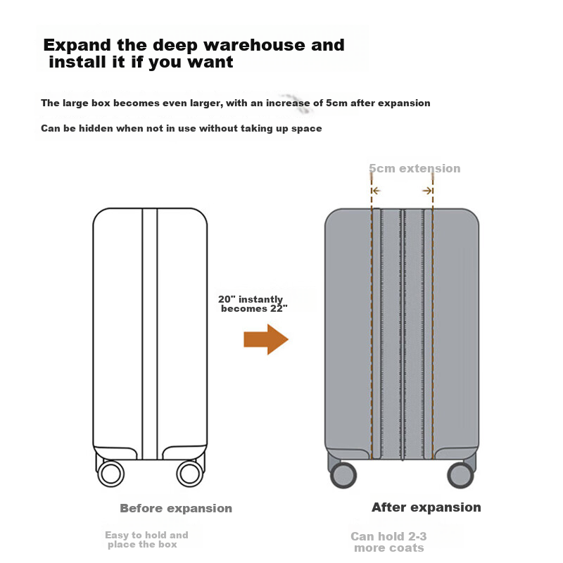 PEPSI 24-Inch Expandable Suitcase with Spinner Wheels and TSA Lock, Large Capaci...