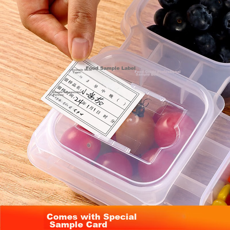 Baijie Food Sample Storage Box, Kindergarten School Hotel Fresh-Keeping Material...