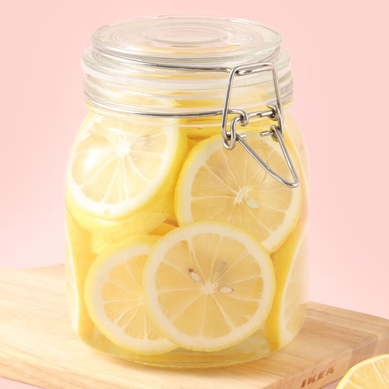 Baijie Glass Storage Jars Set of 3, Kitchen Pickle Jars, Honey Jars, Food Storag...