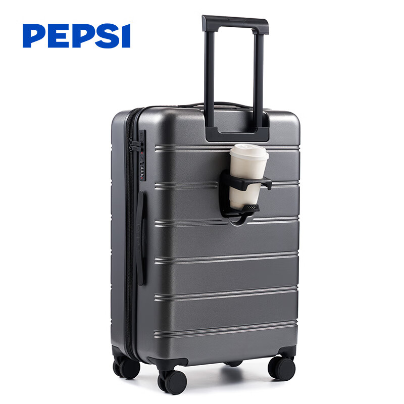 PEPSI 24-Inch Expandable Suitcase with Spinner Wheels and TSA Lock, Large Capaci...