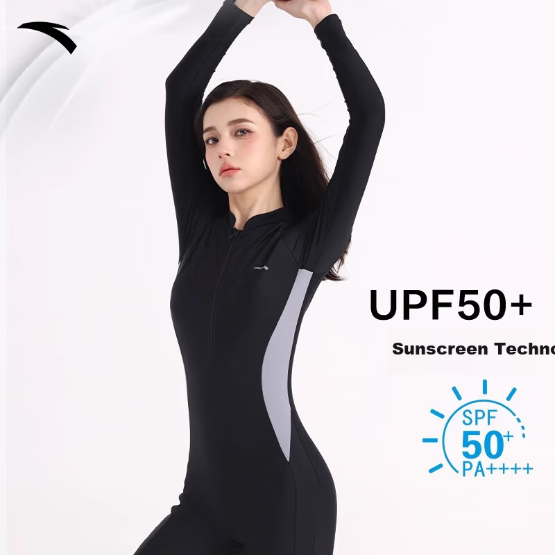 ANTA ANTA Women's One-Piece Long Sleeve Surfing Diving Suit Slimming Conservativ...