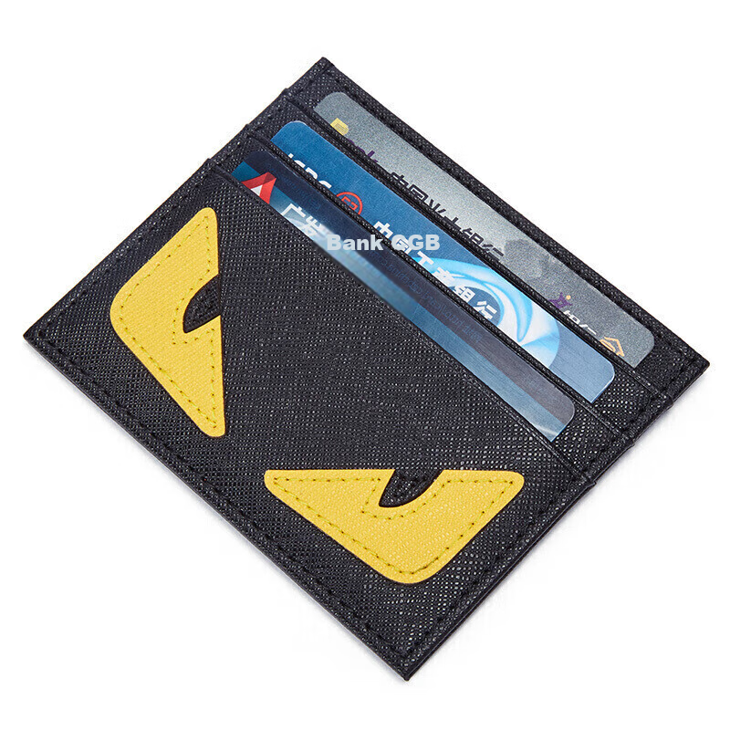 Bosidandun Little Monster Card Holder, Trendy Ultra-Thin Mini Card Case, Multi-S...