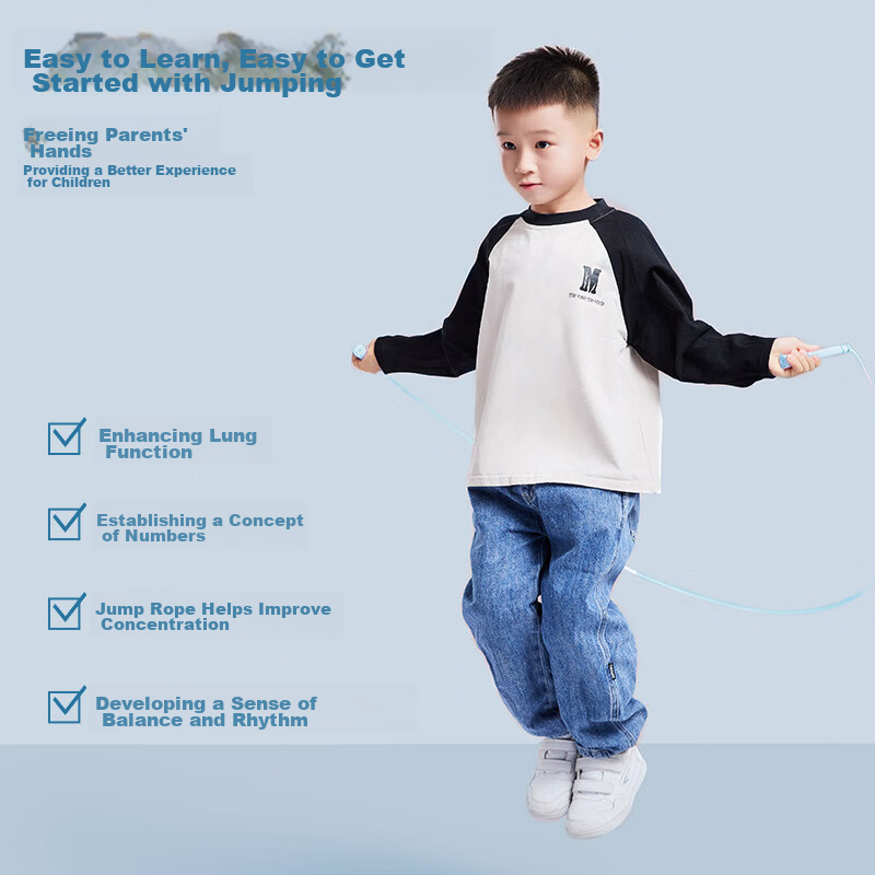 ANTA Professional 4.0 Jump Rope for Students, First Grade Elementary School Begi...