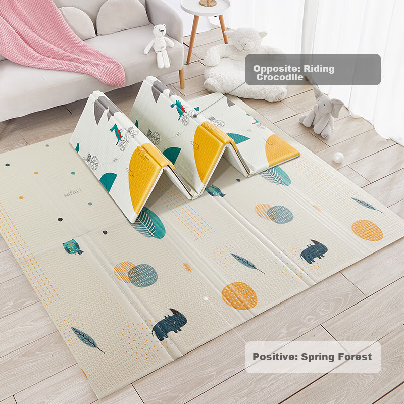 Babybox Crawling Mat XPE, Double-Sided Thickened Baby Play Mat, Foldable Home Us...