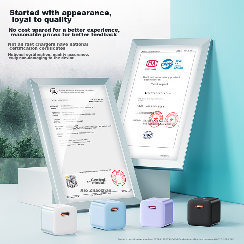 Baseus Xiao Ku, Apple Charger GaN PD 20W Set, IPhone 14 Fast Charging Cable, Cha...