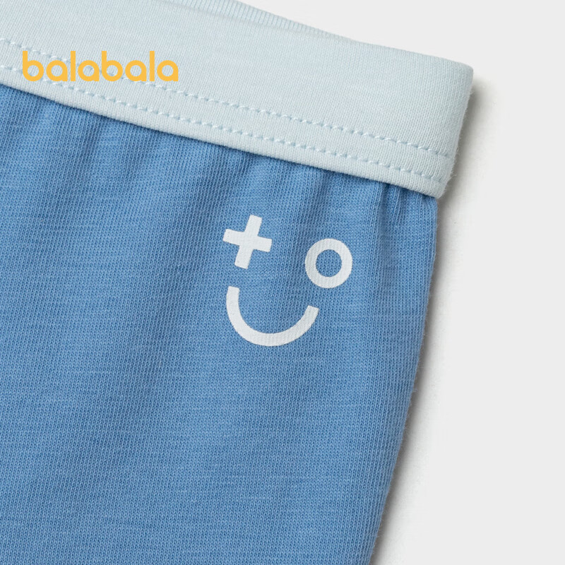 Balabala Children's Cotton Underwear Boys' Boxer Briefs Kids Baby Printed Four-c...