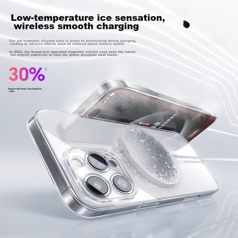 Baseus [Ice Clear Style] IPhone 16 Pro Case, Apple 16 Pro Protective Cover, Magn...