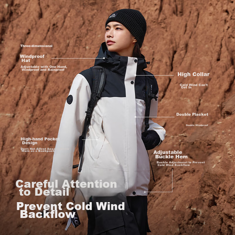 Pelliot [Cheng Yi Same Style] Original Stone Outdoor Jacket for Men And Women, 3...