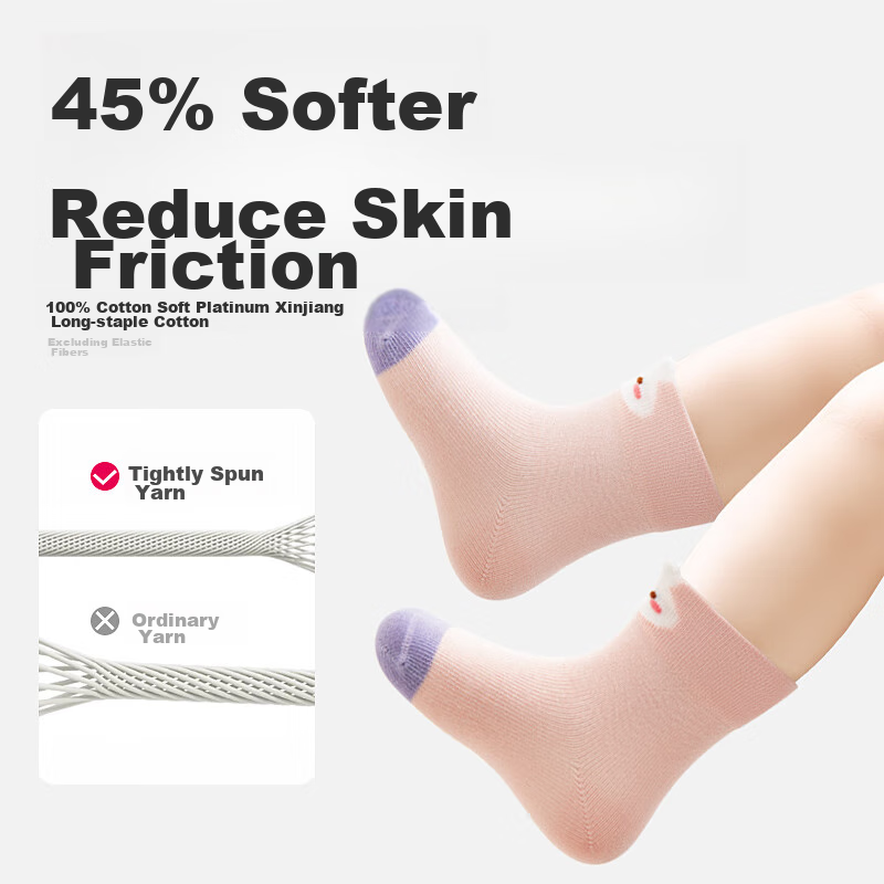 Beibi Baby Socks, Spring And Autumn Style, Pure Cotton, Infant Socks, Girls' New...