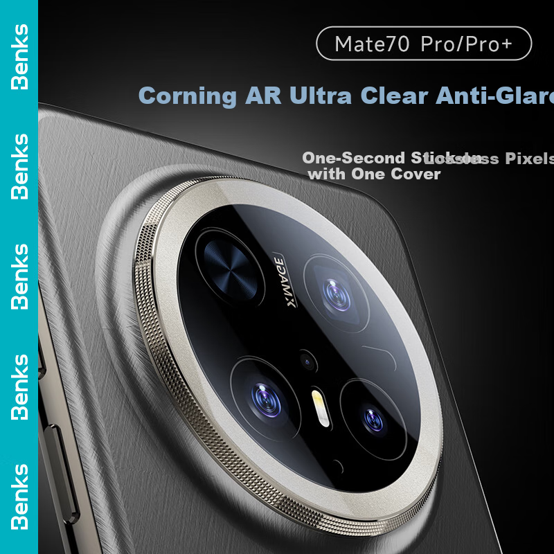 Benks Lens Protector for Huawei Mate70 Pro, Corning Glass High-Definition Temper...