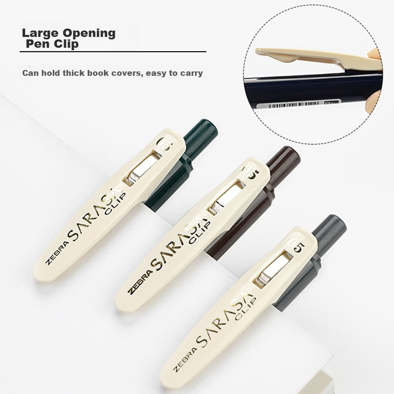 ZEBRA JJ15-V New Retro Color Gel Pen, 0.5mm, Click-Type Signature Pen, Bullet Ti...