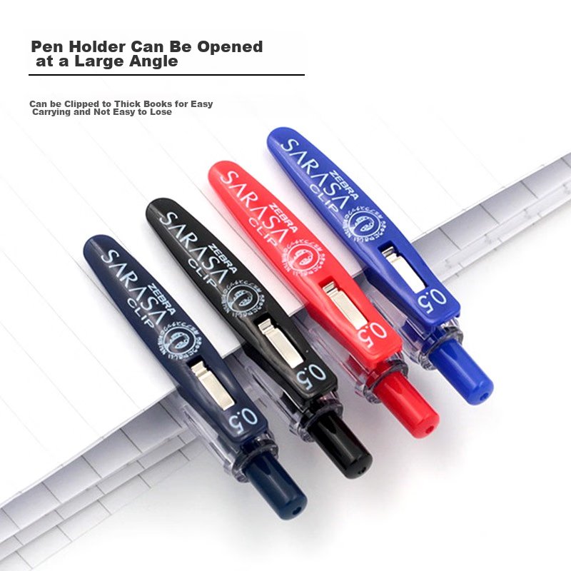 ZEBRA JJ15 Retractable Gel Pen, Signature Pen, 0.5mm Bullet Tip Gel Ink Pen, Stu...