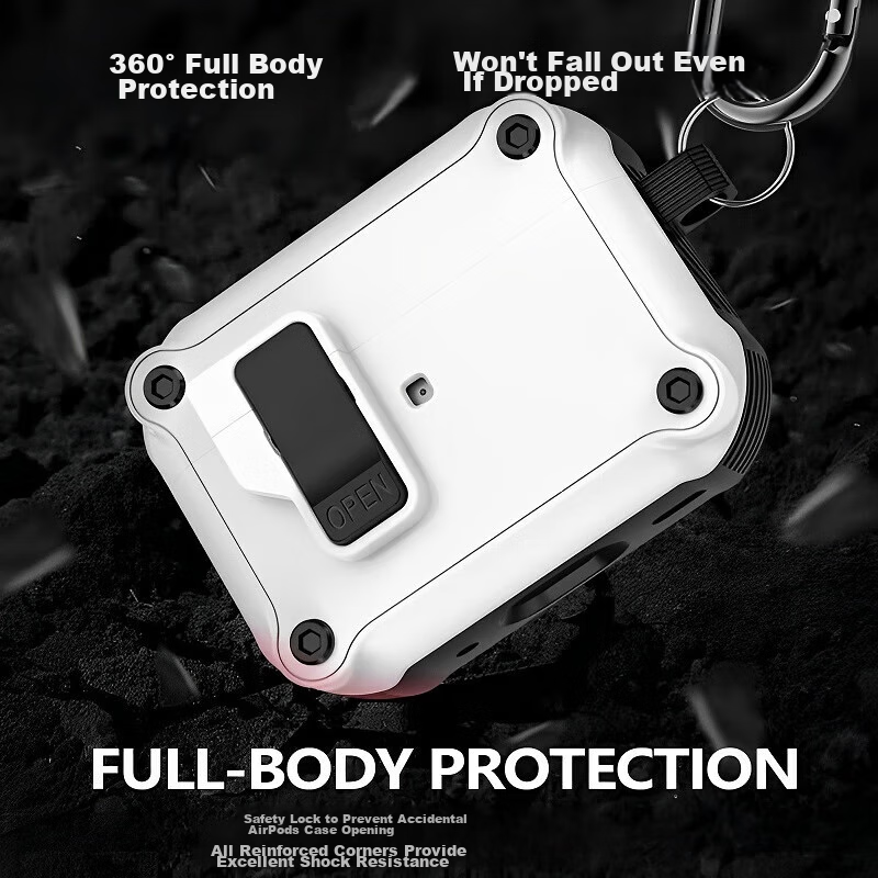 Chuangsimi AirPods 4 Protective Case, Shockproof Armor Shell, Fourth Generation...