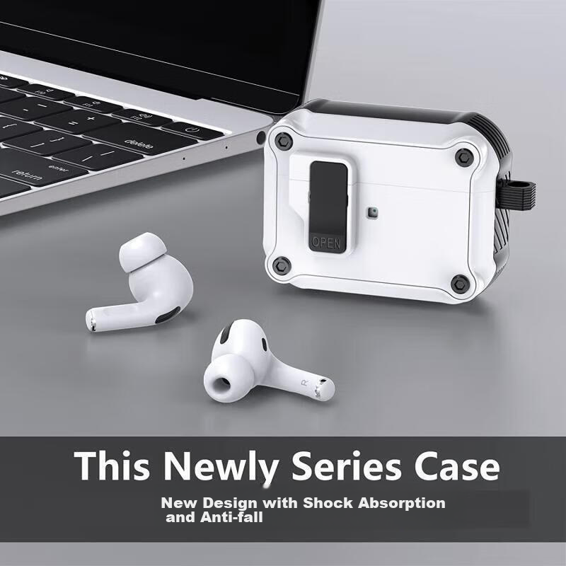 Chuangsimi AirPods 4 Protective Case, Shockproof Armor Shell, Fourth Generation...
