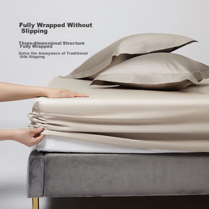 Chao Ge [Class A 3A Antibacterial] 100S Xinjiang Long-Staple Cotton Fitted Sheet...