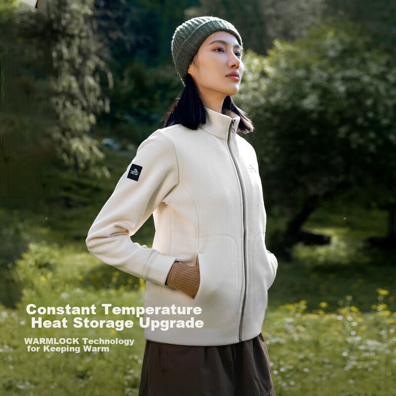 Pelliot Outdoor Fleece Jacket, Women's Spring Fleece Inner Liner, Warm Jacket, 1...