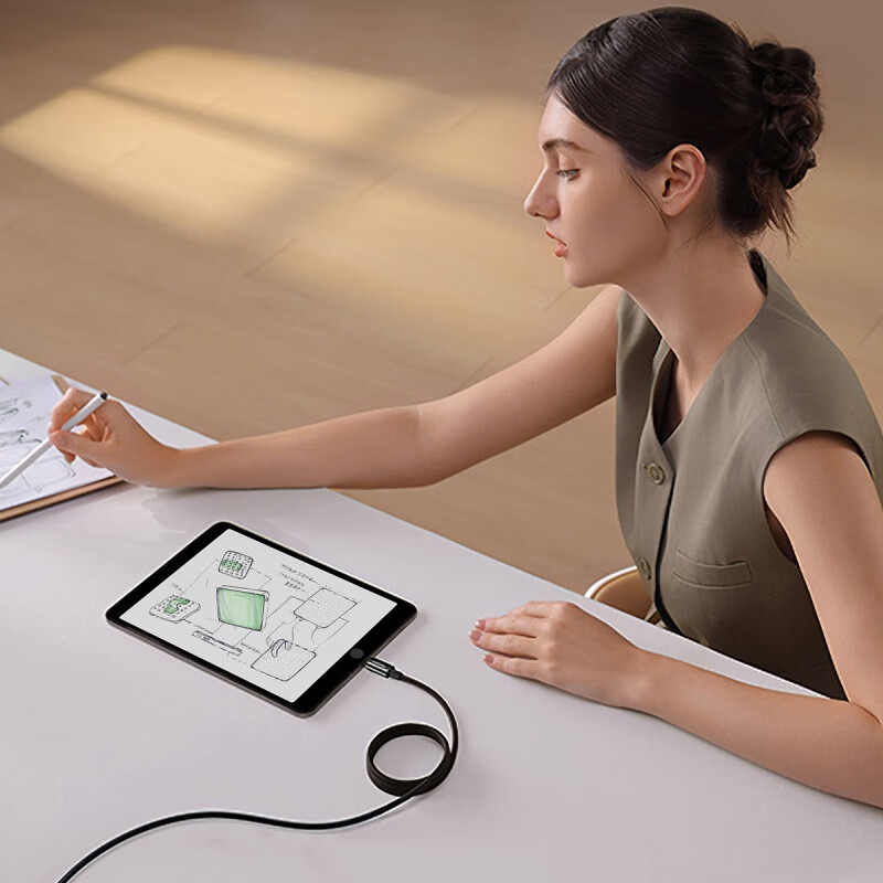 Baseus [Tungsten Gold] Series Magnetic Charging Cable, Apple Type-C Data Cable,...