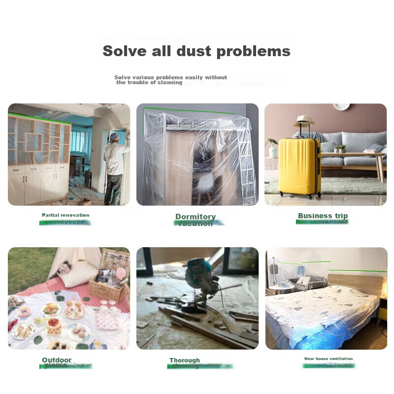 Baicaoyuan Furniture Dust Cover, Renovation Protection Film, Disposable Furnitur...