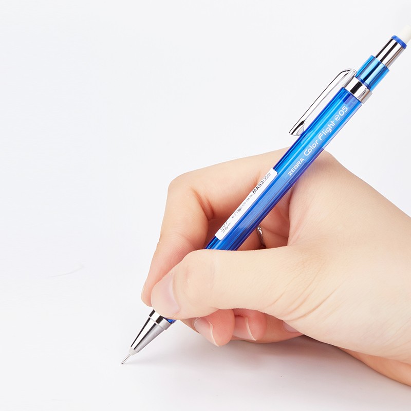 ZEBRA Brand Mechanical Pencil, 0.5mm, Colorful Hexagonal Design, Low Center of G...