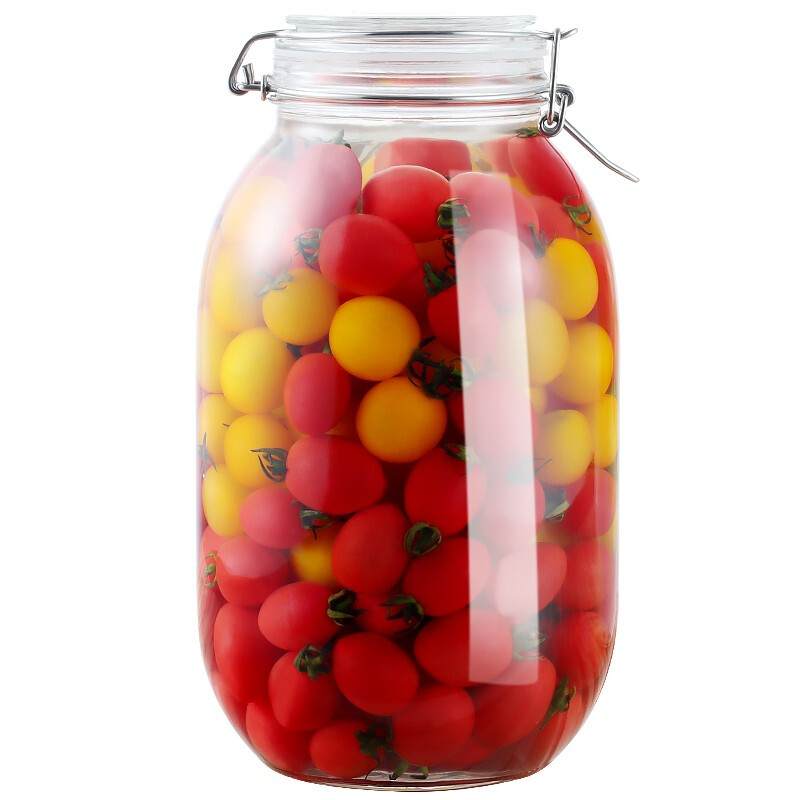 Baijie Glass Sealed Jar, Alcohol Infusion Container, Pickle Jar, Alcohol Ferment...