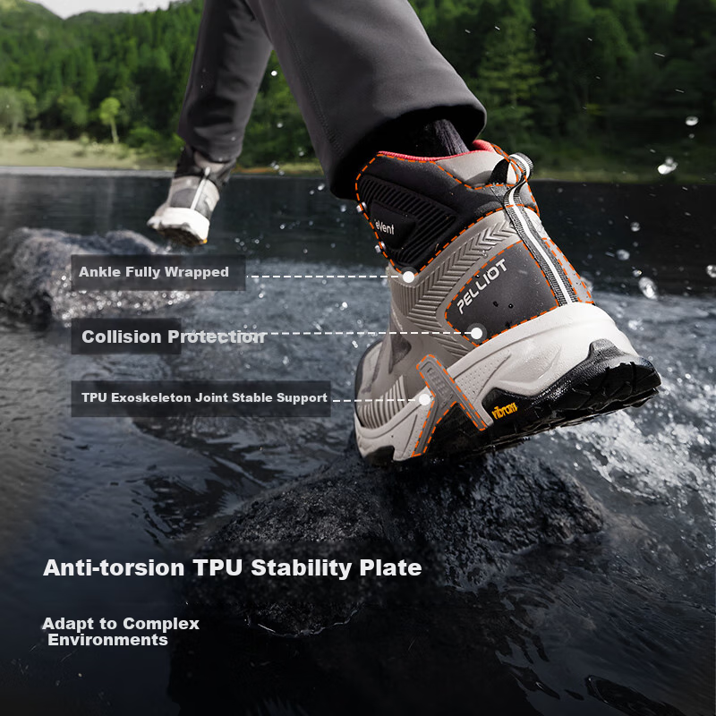 Pelliot Men's Outdoor Mountaineering Shoes eVent Waterproof Vibram Anti-slip 115...