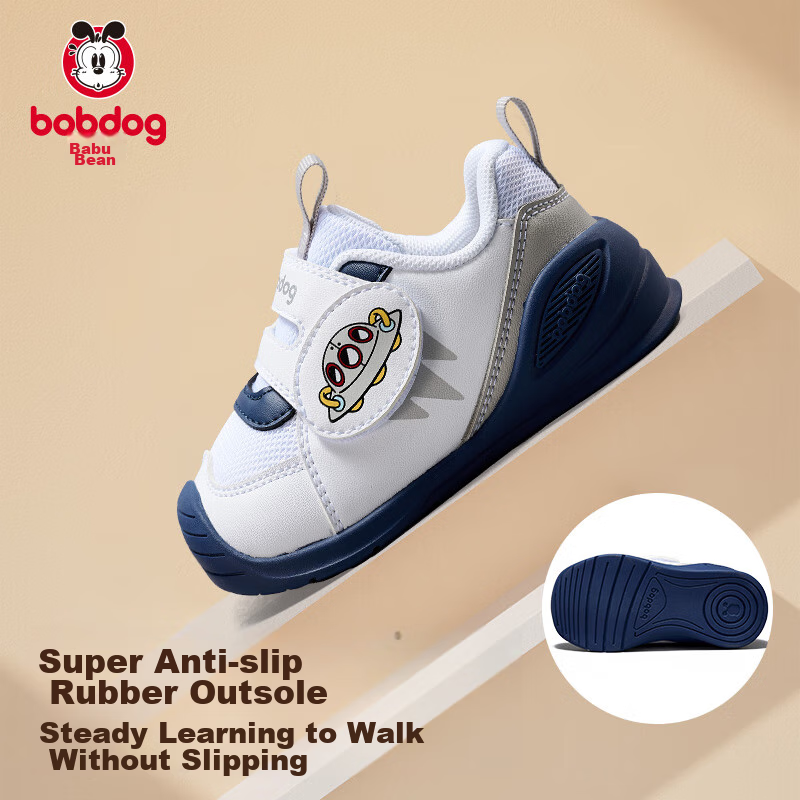 Babbudou Toddler Shoes Spring And Autumn Style, Boys And Girls Soft-Soled Shoes,...